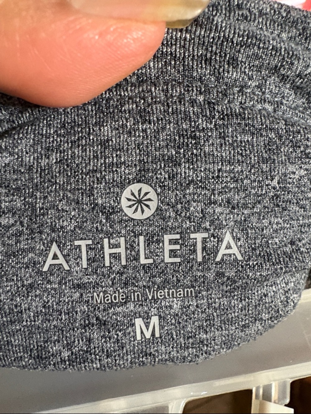 Athleta Gray Skort with Black Legging Panels - Picture 2 of 8